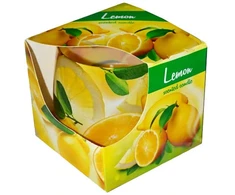 Admit Kvepianti žvakė stikliniame indelyje Lemon