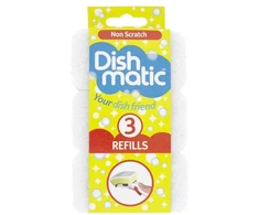 Dishmatic nebraižančios kempinės pakeitimui 3vnt