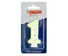 Sisma Gimtadienio žvakutė Samurai nr.1