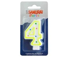 Sisma Gimtadienio žvakutė Samurai nr.4