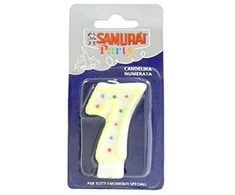 Sisma Gimtadienio žvakutė Samurai nr.7