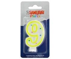 Gimtadienio žvakutė Samurai nr.9