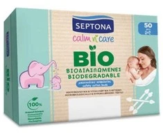 Higieniniai pagaliukai vaikams Septona BIO 50vnt
