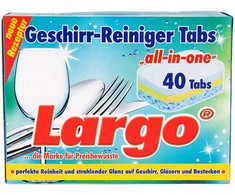 Indaplovių tabletės LARGO All in one 40vnt