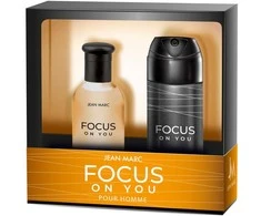 Jean Marc Focus On You rinkinys vyrams (EDT 100ml / deo 150ml)