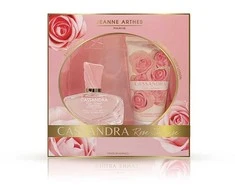 Jeanne Arthes Cassandra Rose Intense rinkinys moterims (EDP 100ml, lotion 150ml)