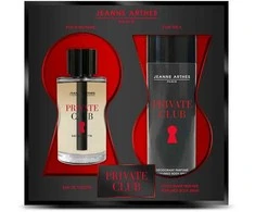 Jeanne Arthes Private Club rinkinys vyrams (EDT100ml / deo 200ml)