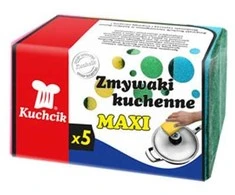 Be prekinio ženklo Kempinės indams plauti KUCHCIK MAXI 5vnt