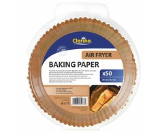 Kepimo popierius karšto oro gruzdintuvei CLARINA 20cm, 50vnt