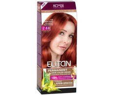 Kombi Plaukų dažai ELITAN Irish Copper Brown Nr. 7.44
