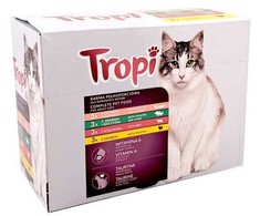 Konservuotas kačių ėdalas TROPI MIX 12 x 100g