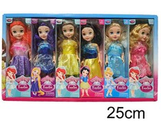 Lėlė Fashion su karūna, 25cm