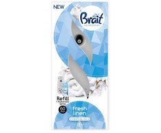 Oro gaiviklio BRAIT rinkinys Fresh Linen 250ml su automatiniu baltu dozatoriumi