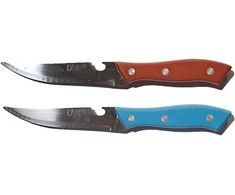 Bikuva.lt Peilis virtuvinis su medine rankena, 23cm