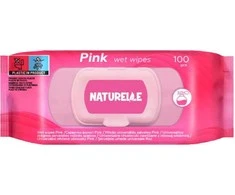 Drėgnos servetėlės Naturelle Rožinė 100vnt