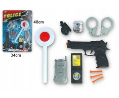 Policijos aksesuarų rinkinys lape 48x34cm, G057337