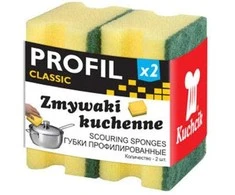 Profiliuota kempinė indams plauti Kuchcik 2vnt