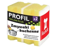 Profiliuota kempinė tefloniniams paviršiams Kuchcik 2vnt