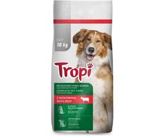 None Sausas šunų ėdalas TROPI su jautiena 10kg