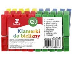 Segtukai skalbiniams KUCHCIK 20vnt