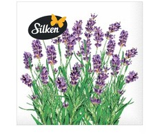 Silken Stalo servetėlės Decor Levanda 33x33cm, 3 sluoksniai 18vnt
