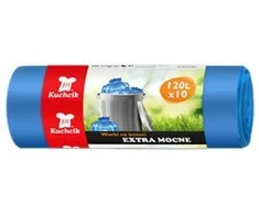 Kuchcik Šiukšlių maišai, 120l/10vnt., 30 mikronų