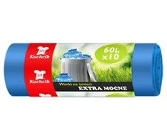 Kuchcik Šiukšlių maišai, 60l/10vnt., 28 mikronai
