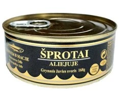 Šprotai aliejuje 240g