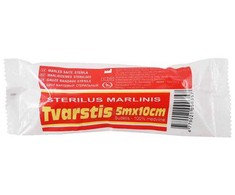 Sterilus marlinis tvarstis 5m x 10cm