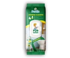 Sunvita Group Drėgnos servetėlės tualeto paviršiams Purfix 60vnt