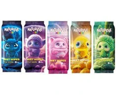 Sunvita Group Drėgnos servetėlės vaikams NATURELLE kids 8vnt