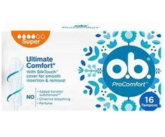 Bikuva.lt Tamponai O.B. ProComfort Super 16vnt