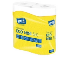 Tualetinis popierius GRITE Eco Mini 350 lapelių, 4 ritinėliai, 2 sluoksniai