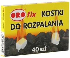 Uždegimo kubeliai baltos spalvos ORO 40 kubelių
