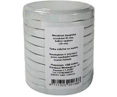 Užsukamas dangtelis 82mm baltos spalvos