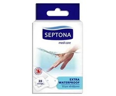 Vandeniui atsparūs pleistrai Septona 20vnt