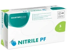 Vienkartinės nitrilinės pirštinės Master Glove S dydis, mėlynos spalvos 100vnt