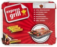 Bikuva.lt GRILL JEDNORAZOWY Z WĘGLEM