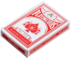 Žaidimų kortos No.555, 54 vnt, plastikinės