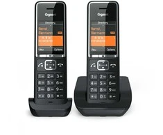 Belaidis Telefonas - Gigaset Comfort 550 Duo TFT Ekranas, 200 Kontaktų, Juodas Chromas