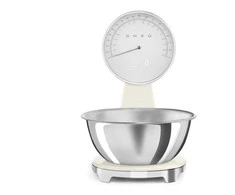 SMEG ANALOG AND DIGITAL KITCHEN SCALE CREAM KSF01CRWW