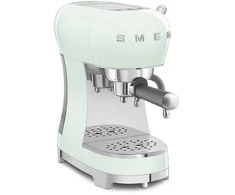 Kavos Aparatas - SMEG ECF02PGEU 15-Bar Pusiau automatinis Espresso Aparatas su Garų Antgaliu Žalia