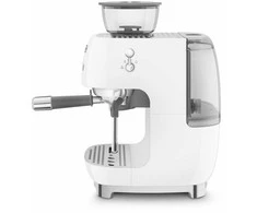 Kavos Aparatas - Smeg Espresso Aparatas su Integruotu Malūnėliu Dviejų Termoblokų Baltas