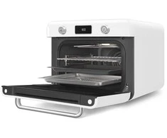 SMEG COF01WHEU balta kombinuota stalinė garinė orkaitė