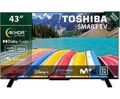Toshiba 43 colių 4K HDR televizorius su VIDAA ir Dolby Vision