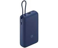 „Xiaomi 33W Power Bank“ (integruotas laidas) | 20000 mAh | USB-C/USB-C laidas/USB-A | Mėlyna
