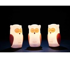 Olala Boutique 3 LED lovos lempų rinkinys „Olala“ - pelėda, lengvas kelias