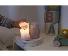 Olala Boutique 3 LED lovos lempų rinkinys „Olala“ - pelėda, lengvas kelias