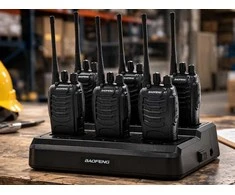 6 vietų baofeng bf-888s trumpojo nuotolio racijų įkroviklis