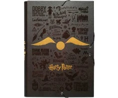 Harry Potter A4 Hario Poterio guminės juostos aplankas